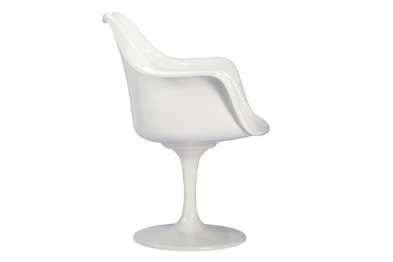 Fiberglass Restaurant Bar Stools , Tulip Restaurant Dining Room Chairs