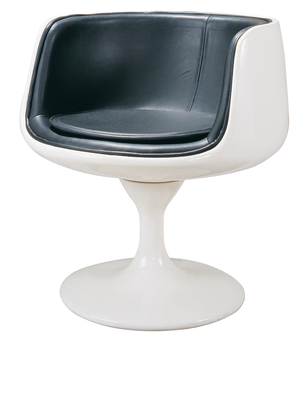 Full Fiberglass Swivel Chair , Customized Color Fiberglass Dining Chair