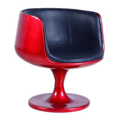 Full Fiberglass Swivel Chair , Customized Color Fiberglass Dining Chair