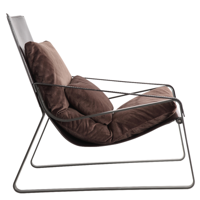 Vintage Lounger Single Modern Leisure Chair Good Load Bearing For Safety